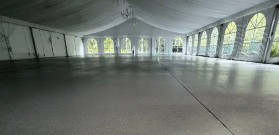 Finished commercial concrete floor