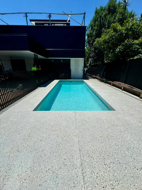 Pool surround project by Concretech One